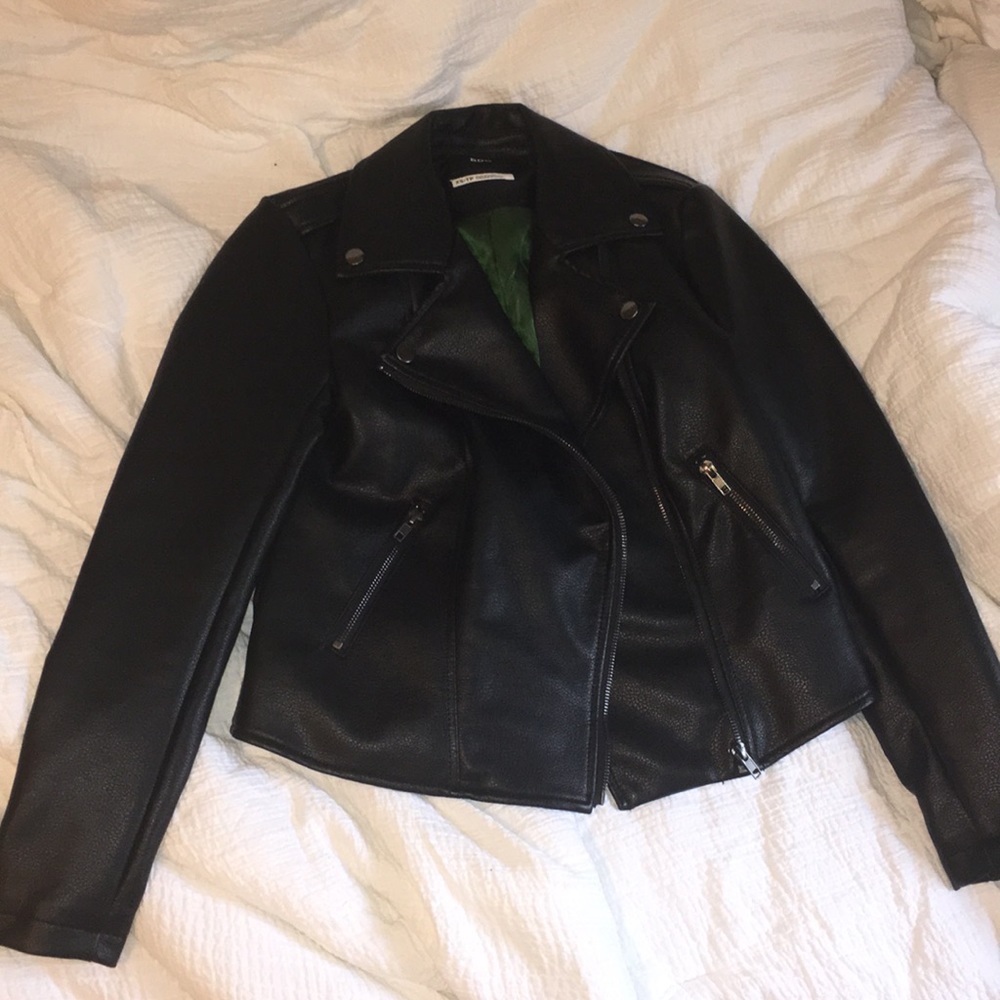 Faux Leather Jacket